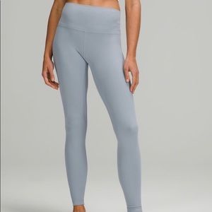 Lululemon Align Leggings 28”. Stone Blue like color.  Size 2